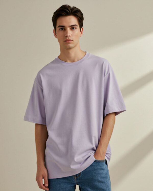 Men’s Oversized T-Shirt – [Lavender]