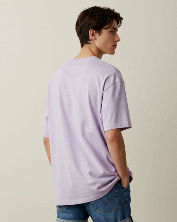 Men’s Oversized T-Shirt – [Lavender] - Image 2