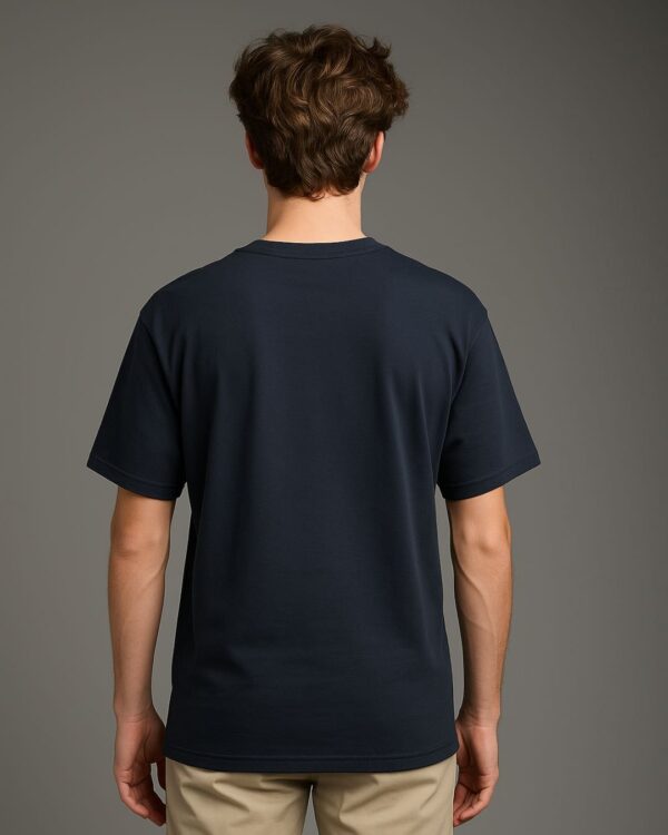 Men’s Oversized T-Shirt – [Navy] - Image 2