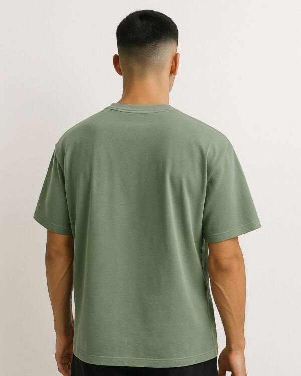 Men’s Oversized T-Shirt – [Sage green] - Image 2