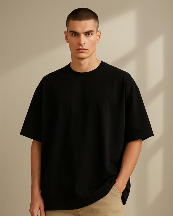 Men’s Oversized T-Shirt – [Black]
