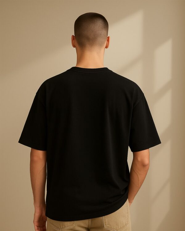 Men’s Oversized T-Shirt – [Black] - Image 2